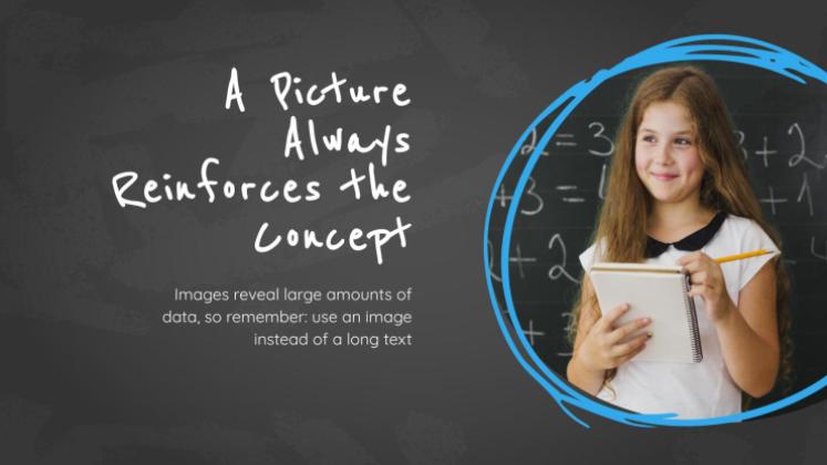 Arrière-plan simple de tableau noir Modèles de présentation