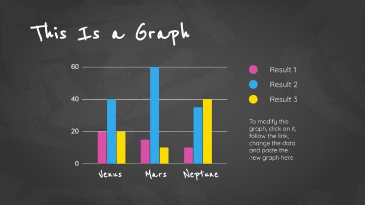 Arrière-plan simple de tableau noir Modèles de présentation