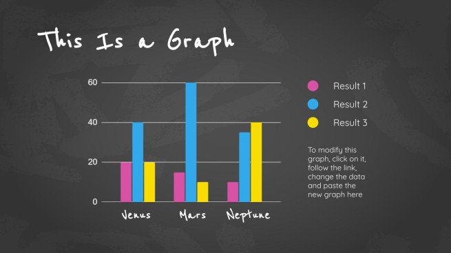 Arrière-plan simple de tableau noir Modèles de présentation