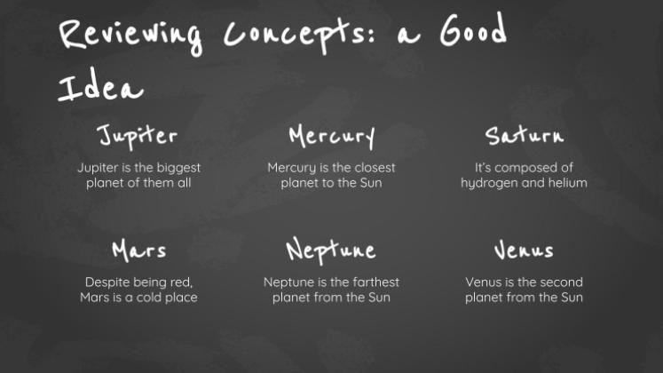 Arrière-plan simple de tableau noir Modèles de présentation