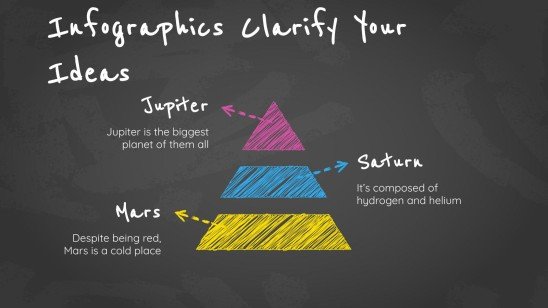 Arrière-plan simple de tableau noir Modèles de présentation