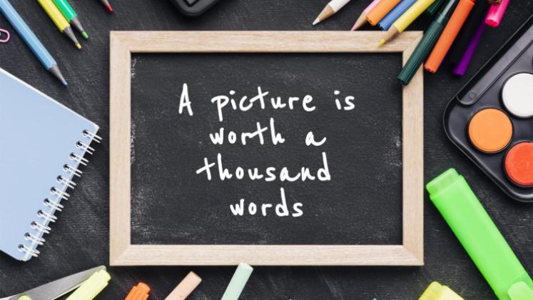 Arrière-plan simple de tableau noir Modèles de présentation