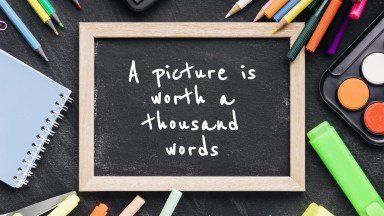 Arrière-plan simple de tableau noir Modèles de présentation