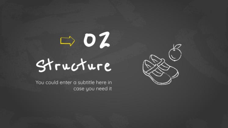 Arrière-plan simple de tableau noir Modèles de présentation