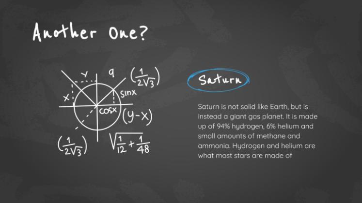 Arrière-plan simple de tableau noir Modèles de présentation