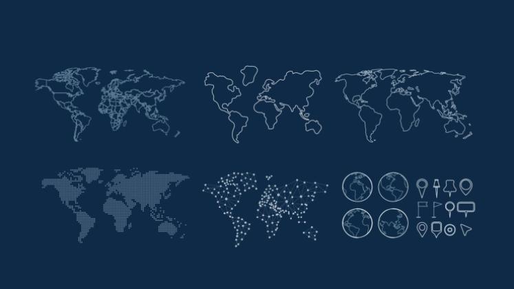 Arrière-plan simple de tableau noir Modèles de présentation