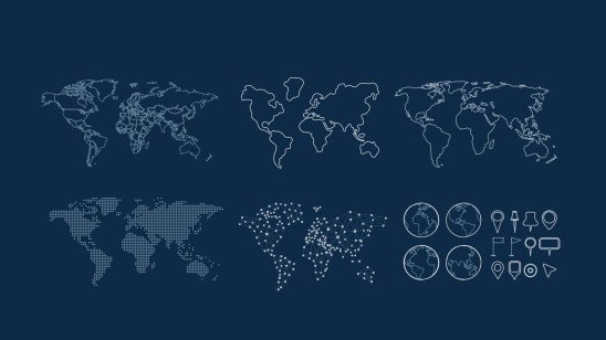 Arrière-plan simple de tableau noir Modèles de présentation