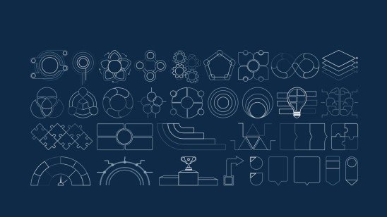 Arrière-plan simple de tableau noir Modèles de présentation