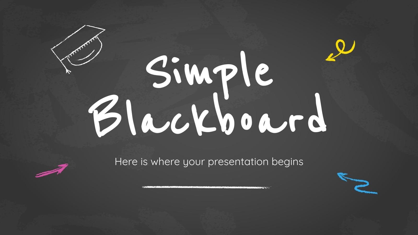 Modèles gratuits Google Slides et PowerPoint simples