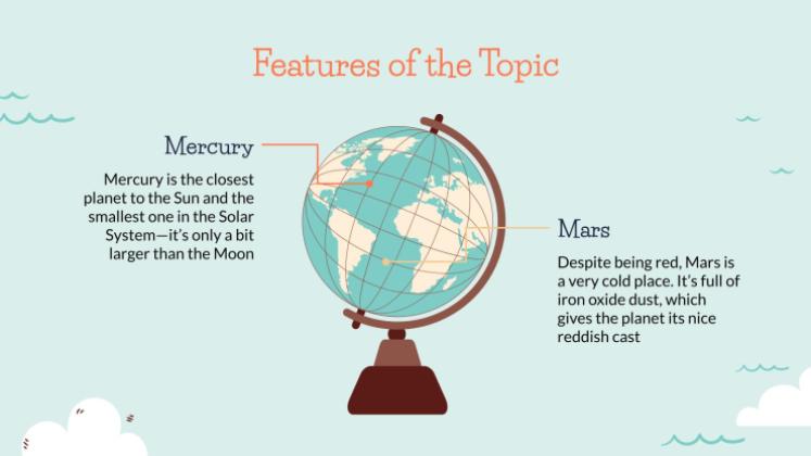 Cours de géographie pour la primaire Modèles de présentation