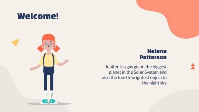 교사 뉴스레터 프레젠테이션 템플릿