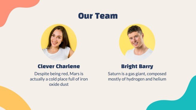 교사 뉴스레터 프레젠테이션 템플릿