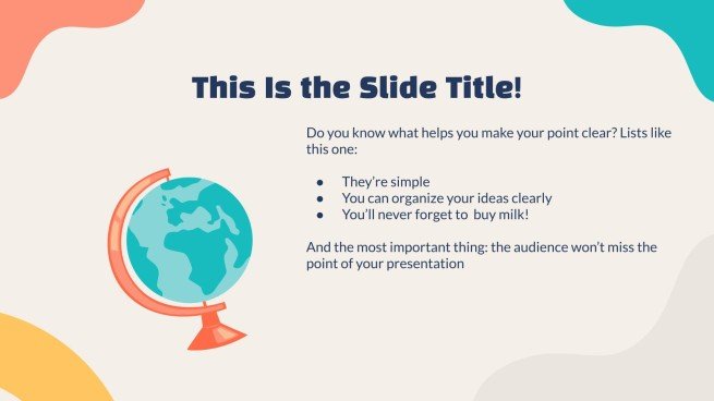 교사 뉴스레터 프레젠테이션 템플릿