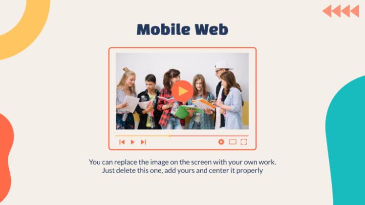 교사 뉴스레터 프레젠테이션 템플릿