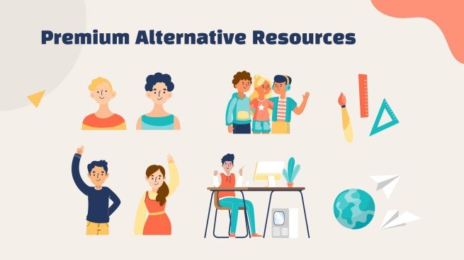 교사 뉴스레터 프레젠테이션 템플릿