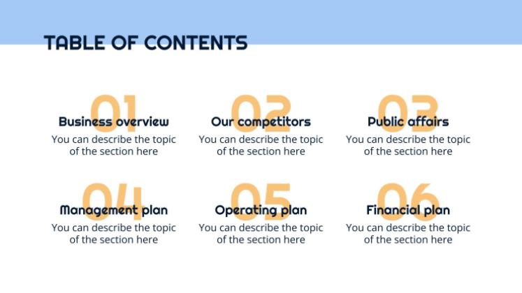 Business plan simple Modèles de présentation