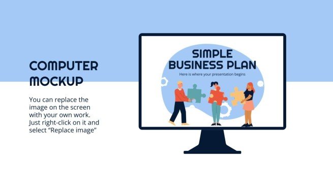 Business plan simple Modèles de présentation
