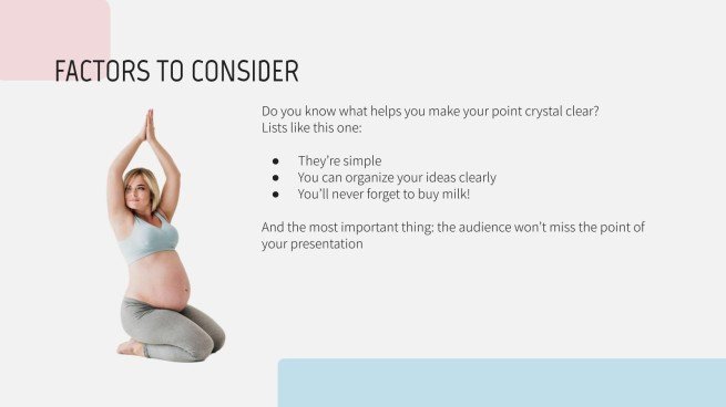 Pregnancy Breakthrough presentation template 