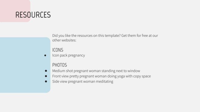 Pregnancy Breakthrough presentation template 