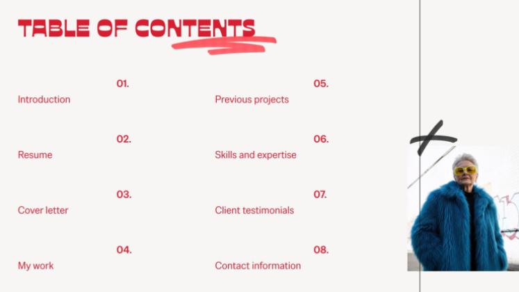 Urban Fashion Portfolio Präsentationsvorlage