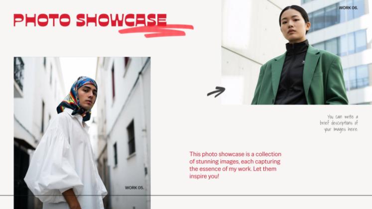 Urban Fashion Portfolio Präsentationsvorlage