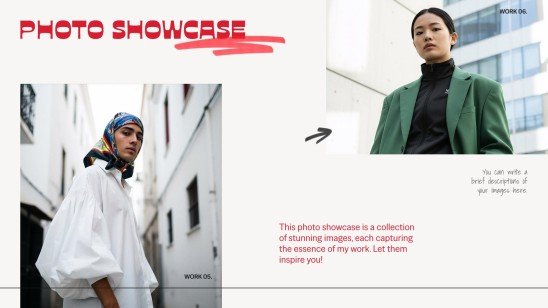 Urban Fashion Portfolio Präsentationsvorlage