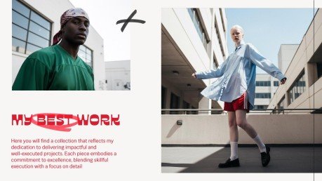 Urban Fashion Portfolio Präsentationsvorlage