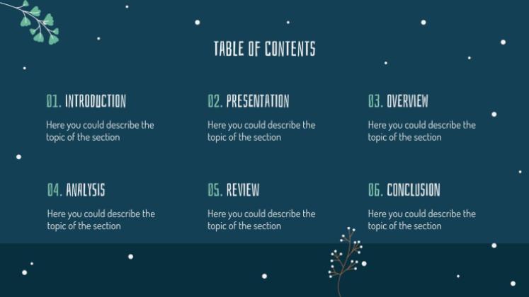 Weihnachtsgeschenke Präsentationsvorlage