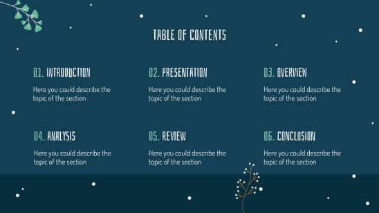 Weihnachtsgeschenke Präsentationsvorlage