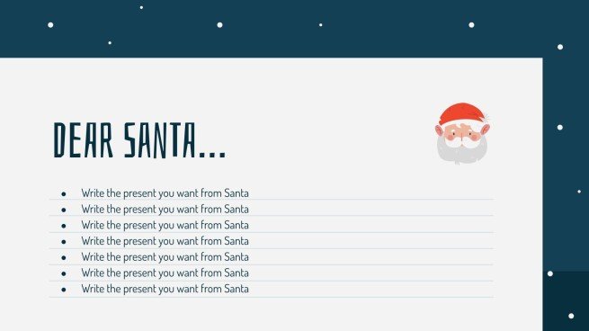 Weihnachtsgeschenke Präsentationsvorlage