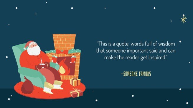 Weihnachtsgeschenke Präsentationsvorlage