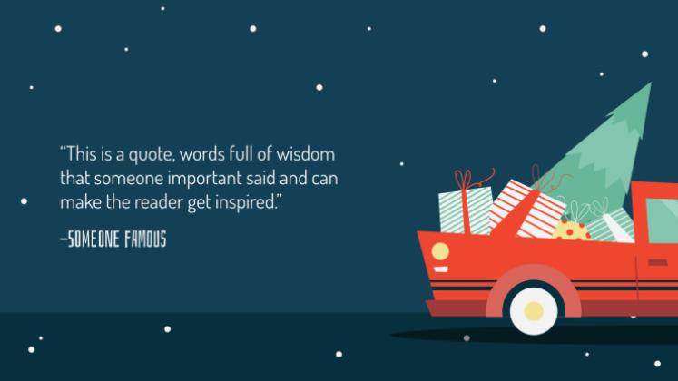 Weihnachtsgeschenke Präsentationsvorlage