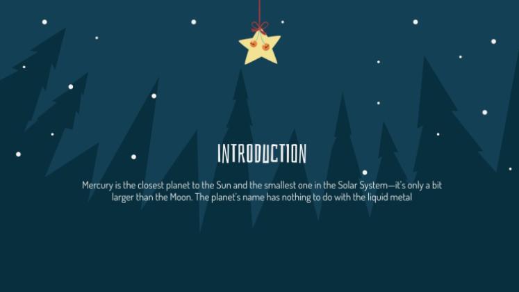 Weihnachtsgeschenke Präsentationsvorlage