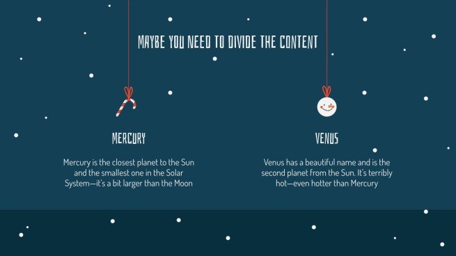 Weihnachtsgeschenke Präsentationsvorlage