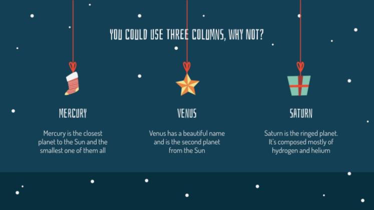 Weihnachtsgeschenke Präsentationsvorlage