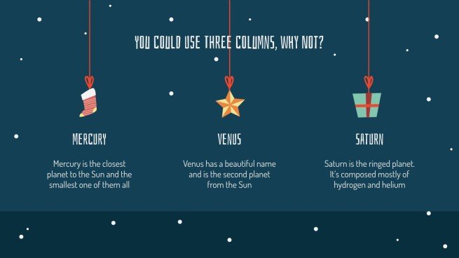 Weihnachtsgeschenke Präsentationsvorlage