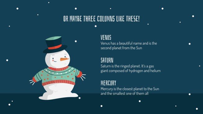 Weihnachtsgeschenke Präsentationsvorlage