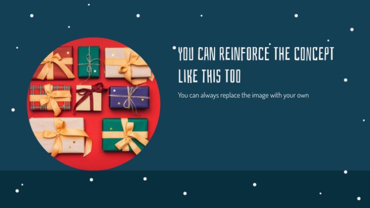 Weihnachtsgeschenke Präsentationsvorlage