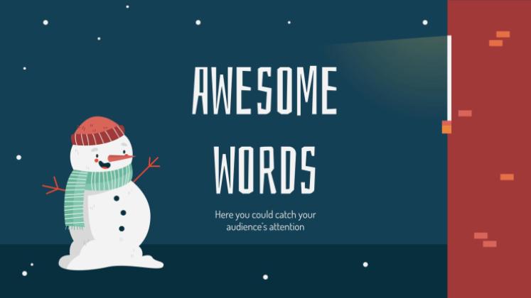 Weihnachtsgeschenke Präsentationsvorlage