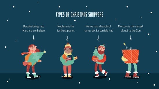 Weihnachtsgeschenke Präsentationsvorlage