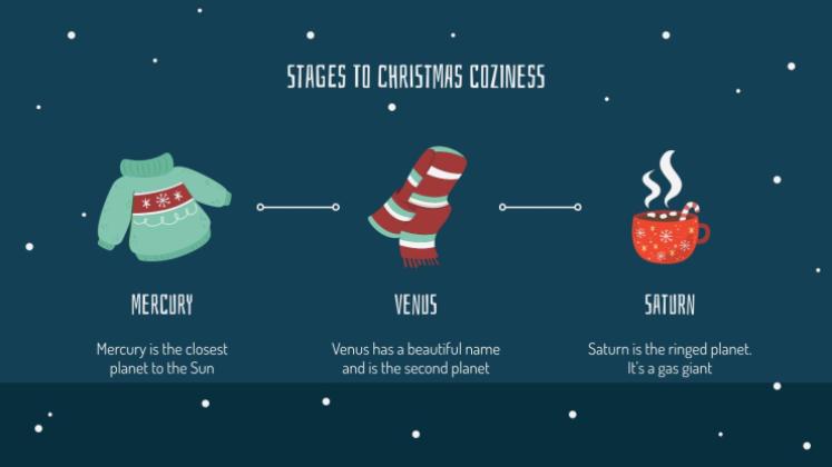 Weihnachtsgeschenke Präsentationsvorlage