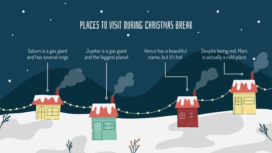 Weihnachtsgeschenke Präsentationsvorlage