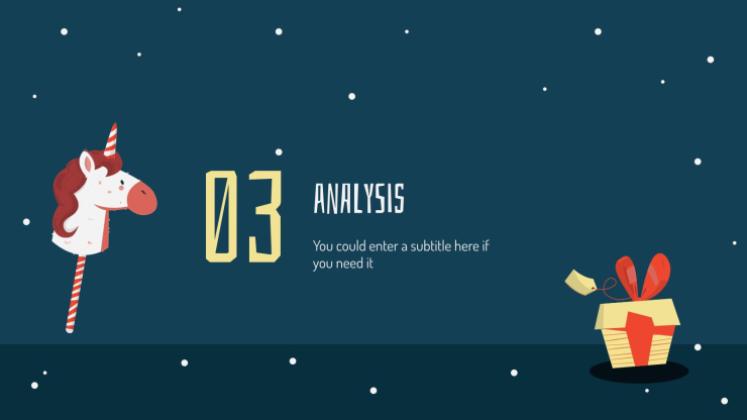 Weihnachtsgeschenke Präsentationsvorlage