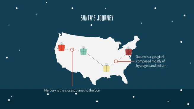 Weihnachtsgeschenke Präsentationsvorlage