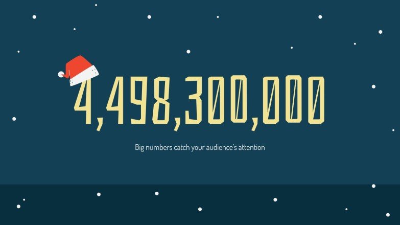 Weihnachtsgeschenke Präsentationsvorlage