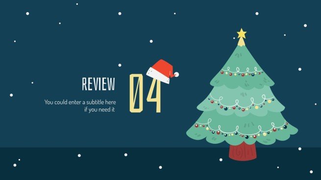 Weihnachtsgeschenke Präsentationsvorlage