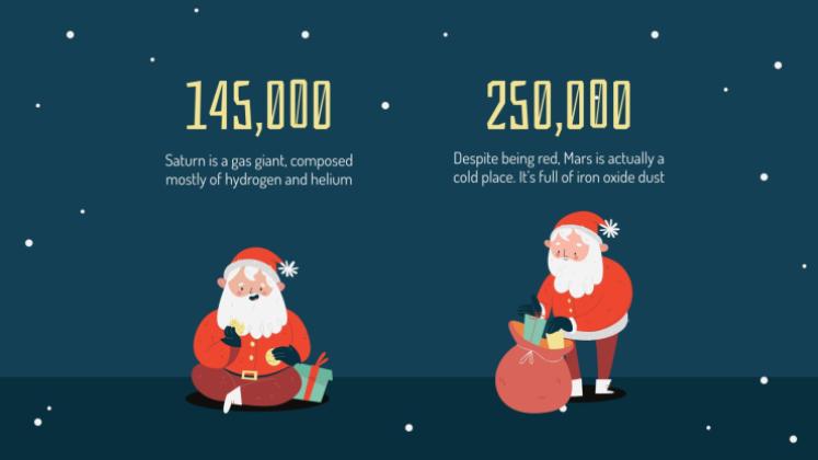 Weihnachtsgeschenke Präsentationsvorlage