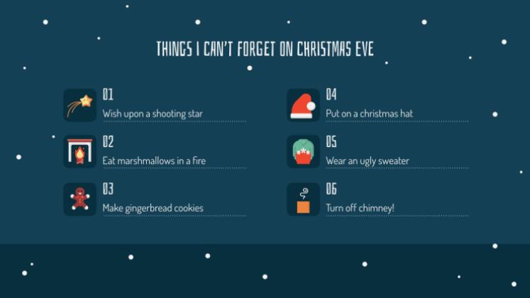 Weihnachtsgeschenke Präsentationsvorlage