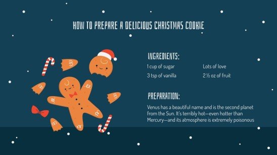 Weihnachtsgeschenke Präsentationsvorlage