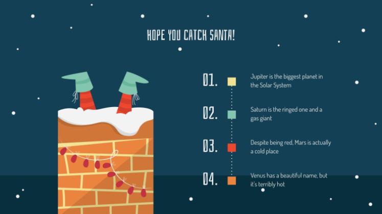 Weihnachtsgeschenke Präsentationsvorlage